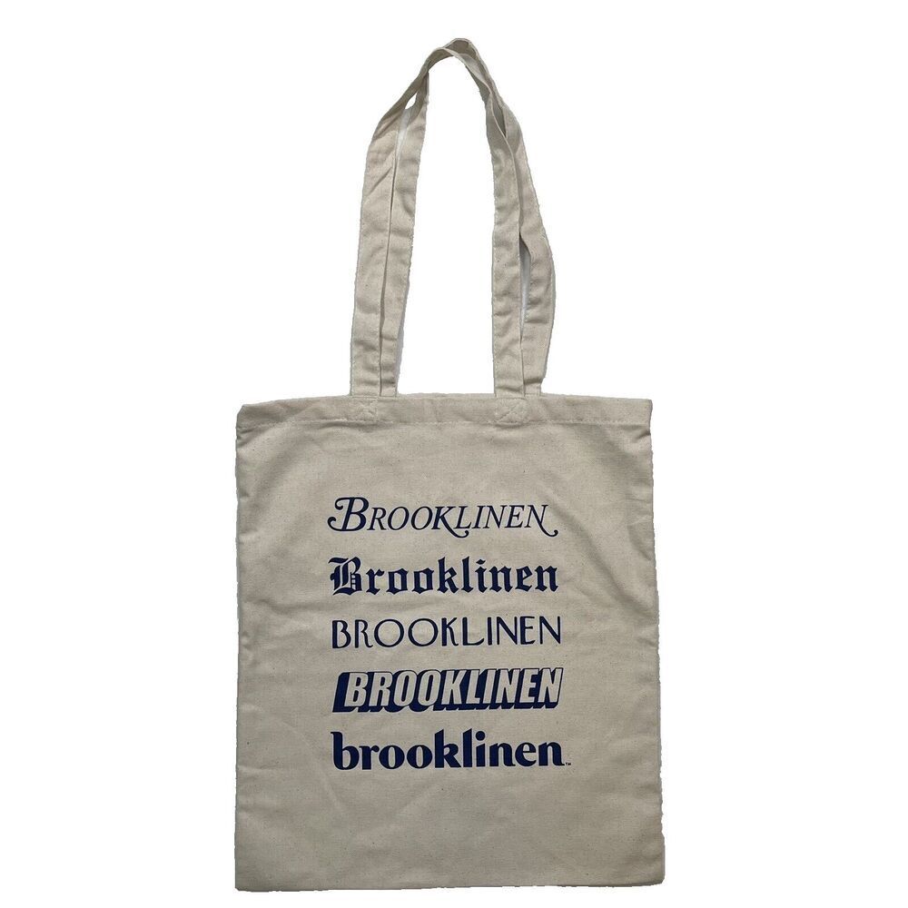 Brooklinen Canvas Logo Tote NWOT